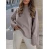 imageANRABESS Womens Oversized Crewneck Long Sleeve Fuzzy Knit Casual Chunky Warm 2025 Fall Pullover Sweaters Top Trendy OutfitsPurple