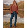 imageANRABESS Womens Oversized Crewneck Long Sleeve Fuzzy Knit Casual Chunky Warm 2025 Fall Pullover Sweaters Top Trendy OutfitsRust