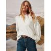 imageANRABESS Womens Oversized Crewneck Long Sleeve Fuzzy Knit Casual Chunky Warm 2025 Fall Pullover Sweaters Top Trendy OutfitsWhite