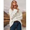 imageANRABESS Womens Oversized Crewneck Long Sleeve Fuzzy Knit Casual Chunky Warm 2025 Fall Pullover Sweaters Top Trendy OutfitsWhite