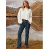 imageANRABESS Womens Oversized Crewneck Long Sleeve Fuzzy Knit Casual Chunky Warm 2025 Fall Pullover Sweaters Top Trendy OutfitsWhite