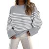 Grey White Stripe