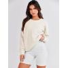 imageANRABESS Womens Oversized Sweatshirt Crewneck Long Sleeve Tunic Pollover Shirt Side Zipper Hoodie Sweater 2025 Spring ClothesApricot