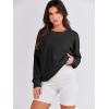 imageANRABESS Womens Oversized Sweatshirt Crewneck Long Sleeve Tunic Pollover Shirt Side Zipper Hoodie Sweater 2025 Spring ClothesBlack