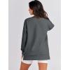imageANRABESS Womens Oversized Sweatshirt Crewneck Long Sleeve Tunic Pollover Shirt Side Zipper Hoodie Sweater 2025 Spring ClothesDark Grey