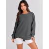 imageANRABESS Womens Oversized Sweatshirt Crewneck Long Sleeve Tunic Pollover Shirt Side Zipper Hoodie Sweater 2025 Spring ClothesDark Grey