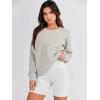 imageANRABESS Womens Oversized Sweatshirt Crewneck Long Sleeve Tunic Pollover Shirt Side Zipper Hoodie Sweater 2025 Spring ClothesGrey Apricot