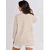 imageANRABESS Womens Oversized Sweatshirt Crewneck Long Sleeve Tunic Pollover Shirt Side Zipper Hoodie Sweater 2025 Spring ClothesLight Almond