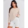 imageANRABESS Womens Oversized Sweatshirt Crewneck Long Sleeve Tunic Pollover Shirt Side Zipper Hoodie Sweater 2025 Spring ClothesLight Almond