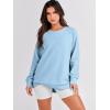 imageANRABESS Womens Oversized Sweatshirt Crewneck Long Sleeve Tunic Pollover Shirt Side Zipper Hoodie Sweater 2025 Spring ClothesLight Blue