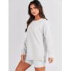 imageANRABESS Womens Oversized Sweatshirt Crewneck Long Sleeve Tunic Pollover Shirt Side Zipper Hoodie Sweater 2025 Spring ClothesLight Gray