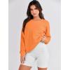 imageANRABESS Womens Oversized Sweatshirt Crewneck Long Sleeve Tunic Pollover Shirt Side Zipper Hoodie Sweater 2025 Spring ClothesOrange