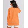 imageANRABESS Womens Oversized Sweatshirt Crewneck Long Sleeve Tunic Pollover Shirt Side Zipper Hoodie Sweater 2025 Spring ClothesOrange