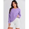 imageANRABESS Womens Oversized Sweatshirt Crewneck Long Sleeve Tunic Pollover Shirt Side Zipper Hoodie Sweater 2025 Spring ClothesPurple