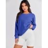 imageANRABESS Womens Oversized Sweatshirt Crewneck Long Sleeve Tunic Pollover Shirt Side Zipper Hoodie Sweater 2025 Spring ClothesRoyal Blue