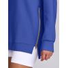 imageANRABESS Womens Oversized Sweatshirt Crewneck Long Sleeve Tunic Pollover Shirt Side Zipper Hoodie Sweater 2025 Spring ClothesRoyal Blue
