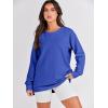 imageANRABESS Womens Oversized Sweatshirt Crewneck Long Sleeve Tunic Pollover Shirt Side Zipper Hoodie Sweater 2025 Spring ClothesRoyal Blue