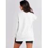 imageANRABESS Womens Oversized Sweatshirt Crewneck Long Sleeve Tunic Pollover Shirt Side Zipper Hoodie Sweater 2025 Spring ClothesWhite