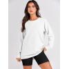 imageANRABESS Womens Oversized Sweatshirt Crewneck Long Sleeve Tunic Pollover Shirt Side Zipper Hoodie Sweater 2025 Spring ClothesWhite