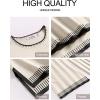 imageANRABESS Women 2 Piece Outfits Casual Summer Sleeveless Tops Knit Pants Sweater Lounge Matching Sets 2025 Trendy ClothesKhakiblack