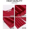 imageANRABESS Women 2 Piece Outfits Casual Summer Sleeveless Tops Knit Pants Sweater Lounge Matching Sets 2025 Trendy ClothesRed
