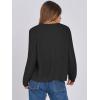 imageANRABESS Women Cardigan Sweater Dressy Casual Classic Long Sleeve Crew Neck Button Down Tweed Knit Jacket 2025 Spring OutfitsBlack