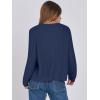 imageANRABESS Women Cardigan Sweater Dressy Casual Classic Long Sleeve Crew Neck Button Down Tweed Knit Jacket 2025 Spring OutfitsDark Blue