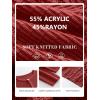 imageANRABESS Women Cardigan Sweater Dressy Casual Classic Long Sleeve Crew Neck Button Down Tweed Knit Jacket 2025 Spring OutfitsOrange Red