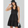imageANRABESS Womens Summer Casual Tank Dress Sleeveless V Neck T Shirt Sundress Flowy Tiered Swing Mini Beach Vacation DressesBlack