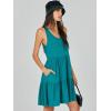 imageANRABESS Womens Summer Casual Tank Dress Sleeveless V Neck T Shirt Sundress Flowy Tiered Swing Mini Beach Vacation DressesLake