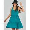 imageANRABESS Womens Summer Casual Tank Dress Sleeveless V Neck T Shirt Sundress Flowy Tiered Swing Mini Beach Vacation DressesLake