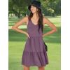 imageANRABESS Womens Summer Casual Tank Dress Sleeveless V Neck T Shirt Sundress Flowy Tiered Swing Mini Beach Vacation DressesPurple