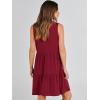 imageANRABESS Womens Summer Casual Tank Dress Sleeveless V Neck T Shirt Sundress Flowy Tiered Swing Mini Beach Vacation DressesRed