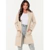 imageANRABESS Cardigan Sweater for Women Casual 2025 Fall Fashion Coat Long Sleeve Open Front Knit Coatigan OutwearBeige