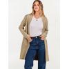 imageANRABESS Cardigan Sweater for Women Casual 2025 Fall Fashion Coat Long Sleeve Open Front Knit Coatigan OutwearKhaki