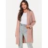imageANRABESS Cardigan Sweater for Women Casual 2025 Fall Fashion Coat Long Sleeve Open Front Knit Coatigan OutwearLight Camel