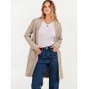 imageANRABESS Cardigan Sweater for Women Casual 2025 Fall Fashion Coat Long Sleeve Open Front Knit Coatigan OutwearLight Khaki