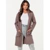 imageANRABESS Cardigan Sweater for Women Casual 2025 Fall Fashion Coat Long Sleeve Open Front Knit Coatigan OutwearNutmeg