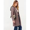 imageANRABESS Cardigan Sweater for Women Casual 2025 Fall Fashion Coat Long Sleeve Open Front Knit Coatigan OutwearNutmeg