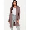 imageANRABESS Cardigan Sweater for Women Casual 2025 Fall Fashion Coat Long Sleeve Open Front Knit Coatigan OutwearNutmeg