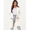 imageANRABESS Cardigan Sweater for Women Casual 2025 Fall Fashion Coat Long Sleeve Open Front Knit Coatigan OutwearOffwhite