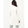 imageANRABESS Cardigan Sweater for Women Casual 2025 Fall Fashion Coat Long Sleeve Open Front Knit Coatigan OutwearOffwhite