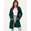 imageANRABESS Cardigan Sweater for Women Casual 2025 Fall Fashion Coat Long Sleeve Open Front Knit Coatigan OutwearOpal Green