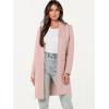 imageANRABESS Cardigan Sweater for Women Casual 2025 Fall Fashion Coat Long Sleeve Open Front Knit Coatigan OutwearPink