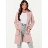 imageANRABESS Cardigan Sweater for Women Casual 2025 Fall Fashion Coat Long Sleeve Open Front Knit Coatigan OutwearPink