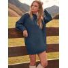 imageANRABESS Women Long Sleeve Oversized Cable Knit Chunky Baggy Loose Pullover Tunic Mini Sweater Dress 2025 Trendy Fall OutfitsNavy