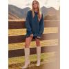 imageANRABESS Women Long Sleeve Oversized Cable Knit Chunky Baggy Loose Pullover Tunic Mini Sweater Dress 2025 Trendy Fall OutfitsNavy