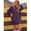 imageANRABESS Women Long Sleeve Oversized Cable Knit Chunky Baggy Loose Pullover Tunic Mini Sweater Dress 2025 Trendy Fall OutfitsPurple