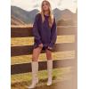imageANRABESS Women Long Sleeve Oversized Cable Knit Chunky Baggy Loose Pullover Tunic Mini Sweater Dress 2025 Trendy Fall OutfitsPurple