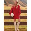 imageANRABESS Women Long Sleeve Oversized Cable Knit Chunky Baggy Loose Pullover Tunic Mini Sweater Dress 2025 Trendy Fall OutfitsRed